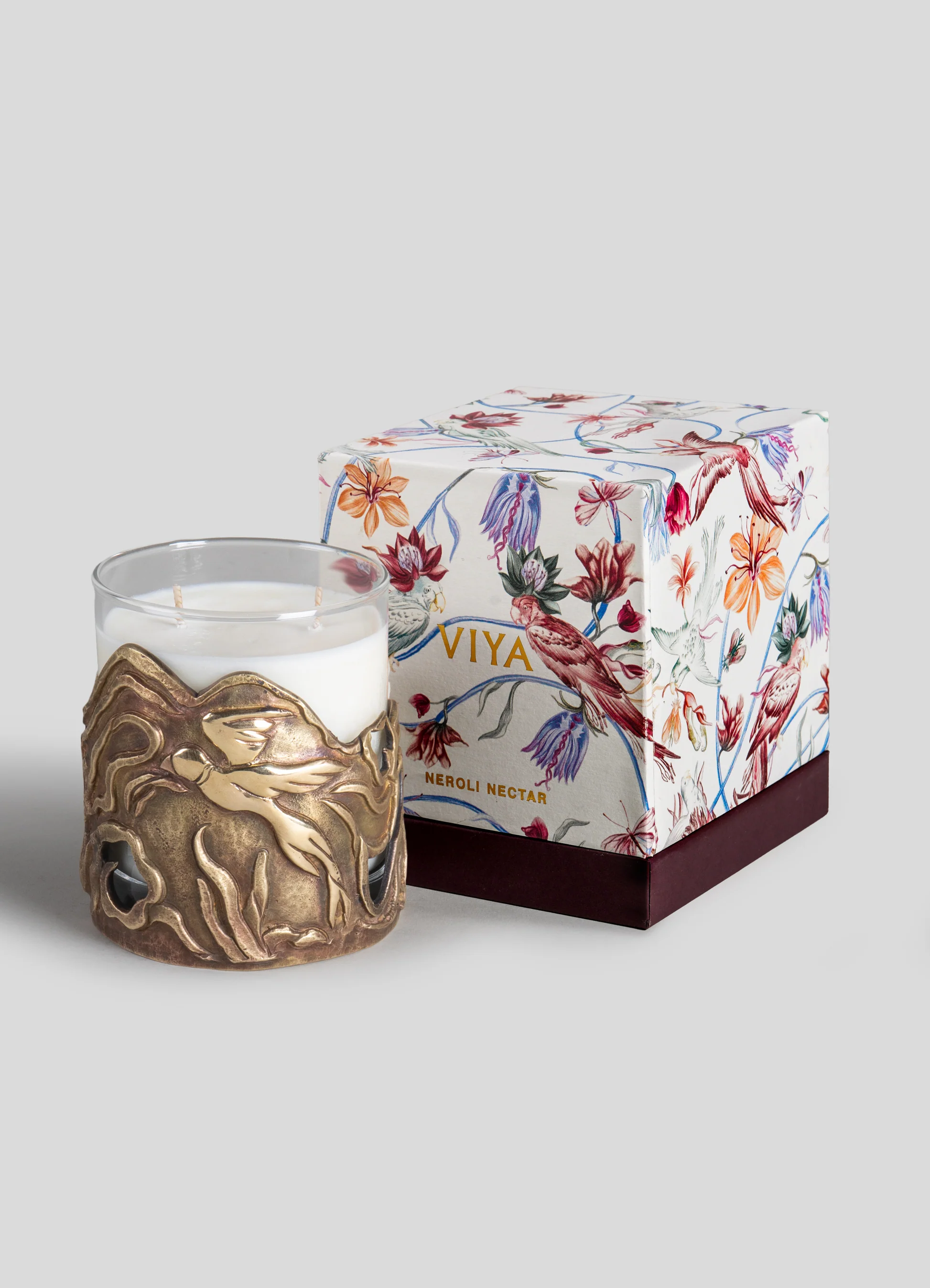 Decorative Metal Box Candle